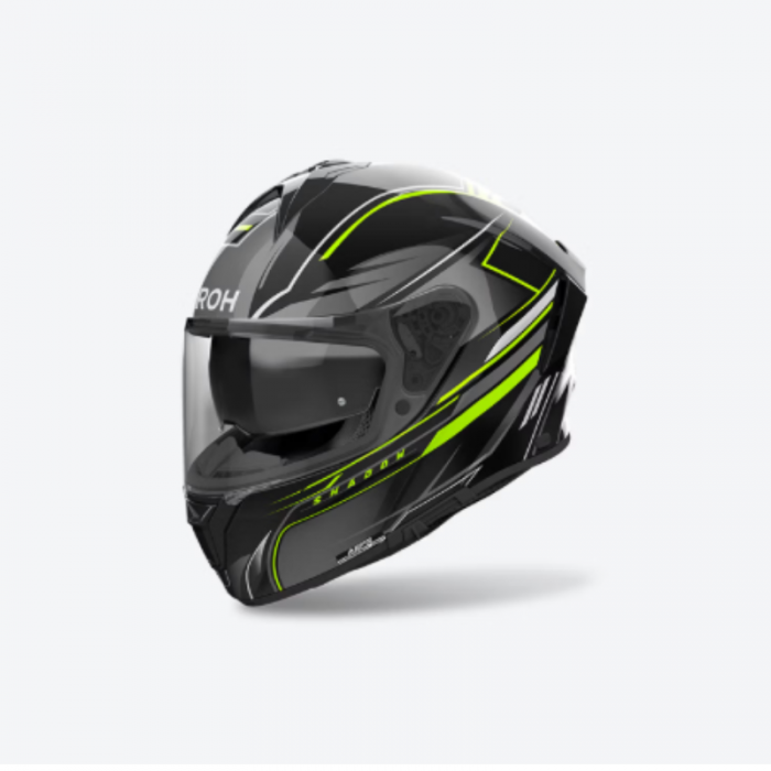 Casco Airoh Spark 2 Shadow Giallo Nero