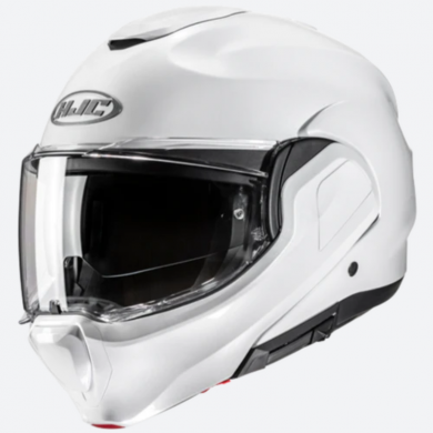 HJC Helmet F100 Solid Pearl White