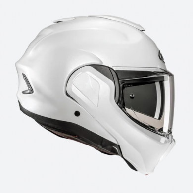 HJC Helmet F100 Solid Pearl White