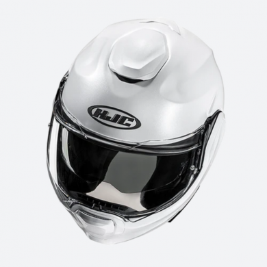 HJC Helmet F100 Solid Pearl White