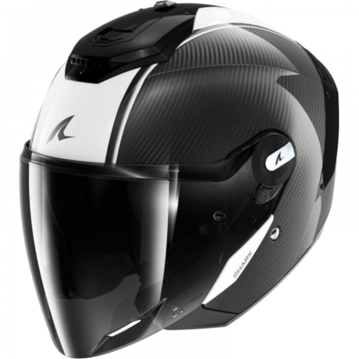 Casco RS JET Carbon Skin Carbonio Bianco