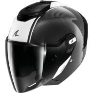 Helmet RS JET Carbon Skin Black White