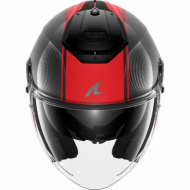 Helmet RS JET Carbon Skin Black Red