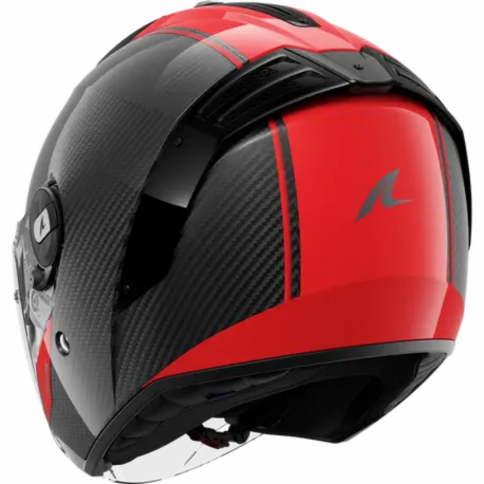 Helmet RS JET Carbon Skin Black Red