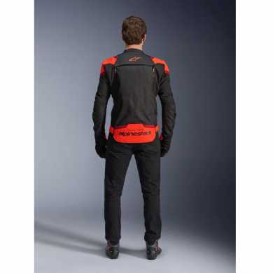 Giubbotto T-Stunt Air tex Nero Rosso Fluo