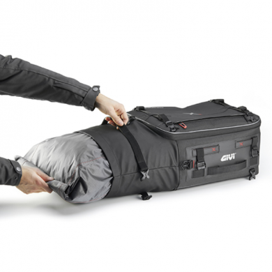 Borsa Cargo Roll Top da sella XL02B Nero