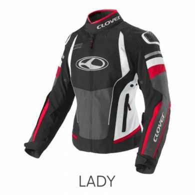 Jacket Airblade-5 Tex Lady Black White Red