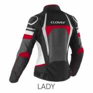 Giubbotto Airblade-5 Tex Lady Nero Bianco Rosso