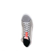 Scarpe Stated Nero Grigio Rosso Fluo Bianco