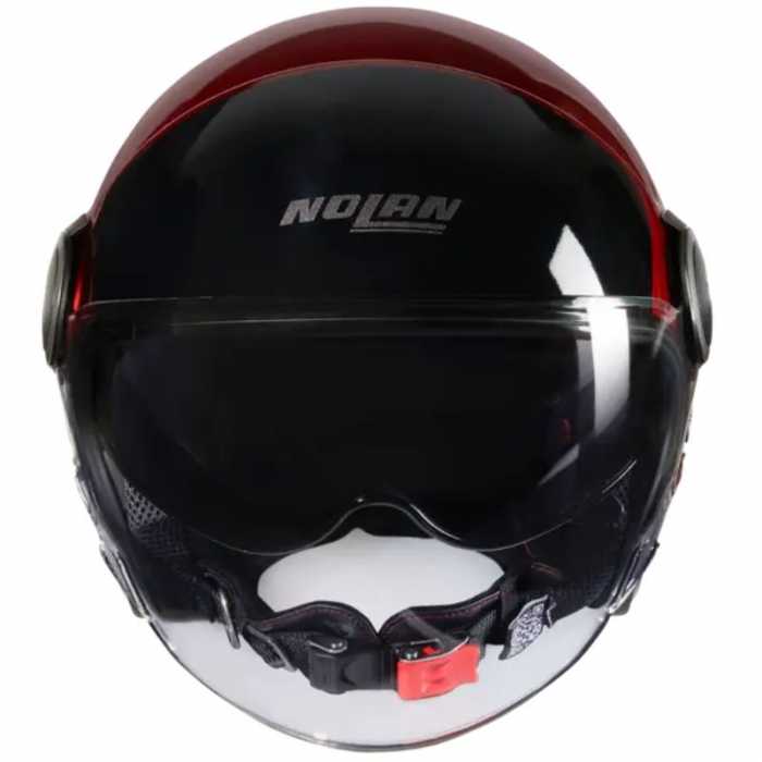 Casco N21 Visor 06 Verniciatura Speciale Rosso Nero