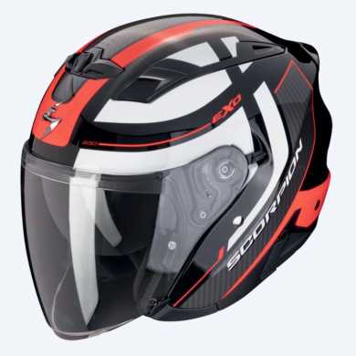 Casco Exo 230 Pul Nero Rosso