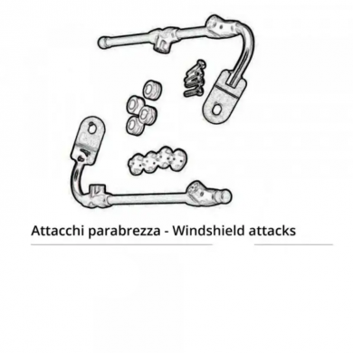 Attacchi parabrezza unviersali A240A