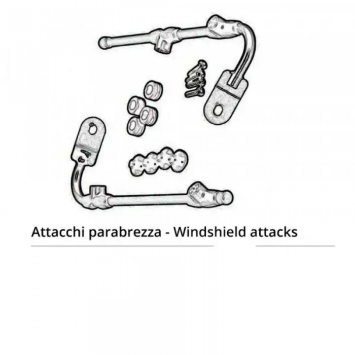 Attacchi parabrezza unviersali A240A
