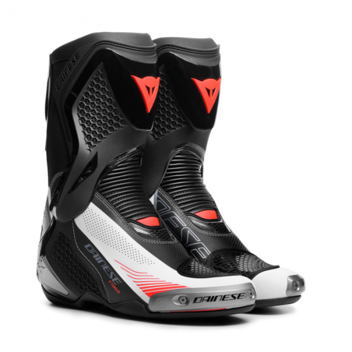 Stivale Torque 4 Air Nero Bianco Rosso Fluo