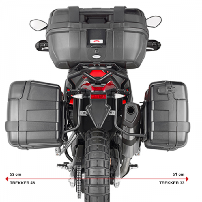Portavaligie laterale specifico PLO6710MK per APRILIA