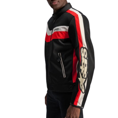 Giubbotto T-Dyno Air nero rosso bianco