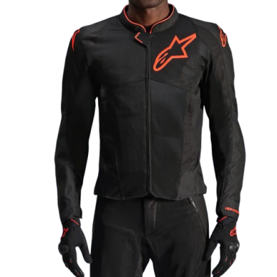 Giacca Viper 4 Air nero rosso fluo