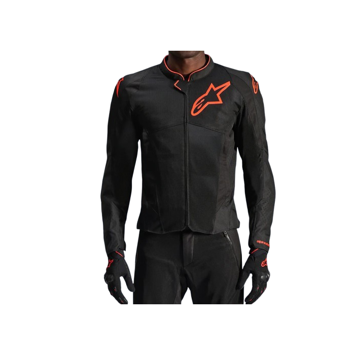 Jacket Viper 4 Air black red fluo