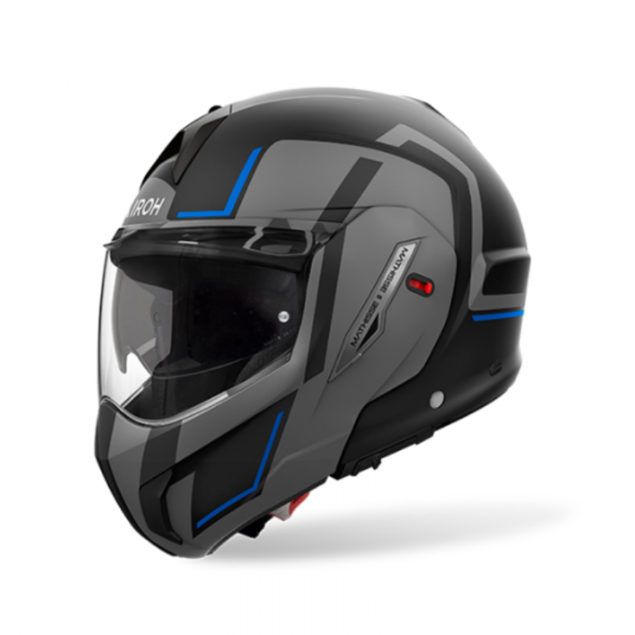 Casco Mathisse II Genius Nero Blu