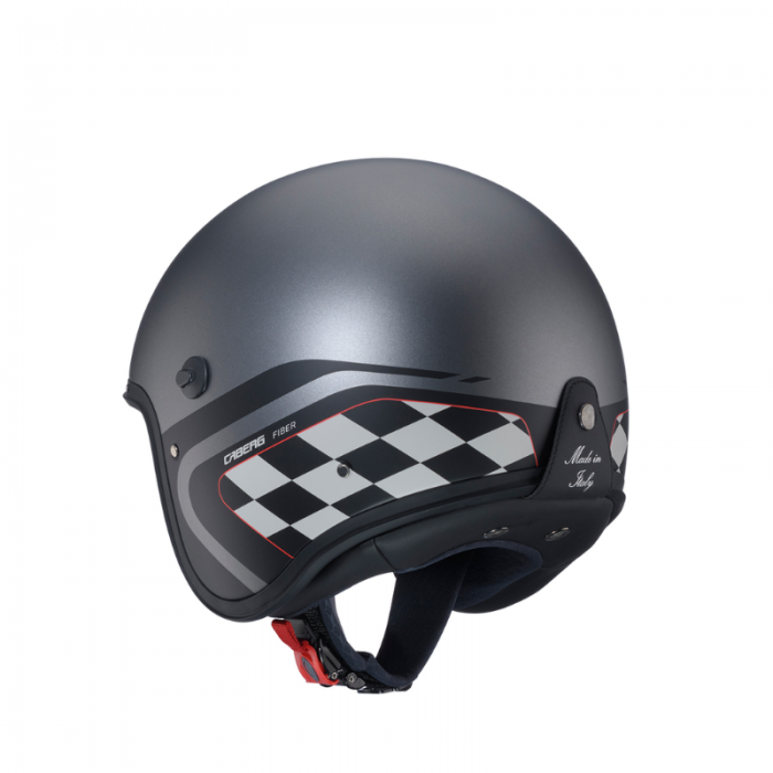 Helmet Freeride X Daytona metallic grey black white