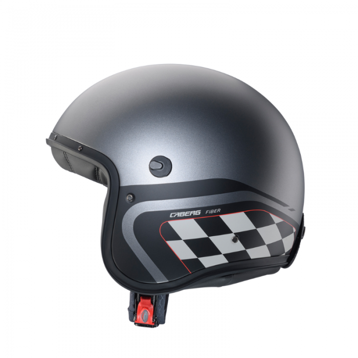 Casco Freeride X Daytona 09 grigio metallizzato nero bianco