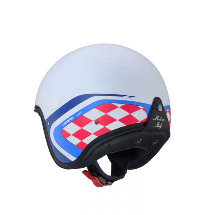 Casco Freeride X Daytona P3 bianco blu rosso