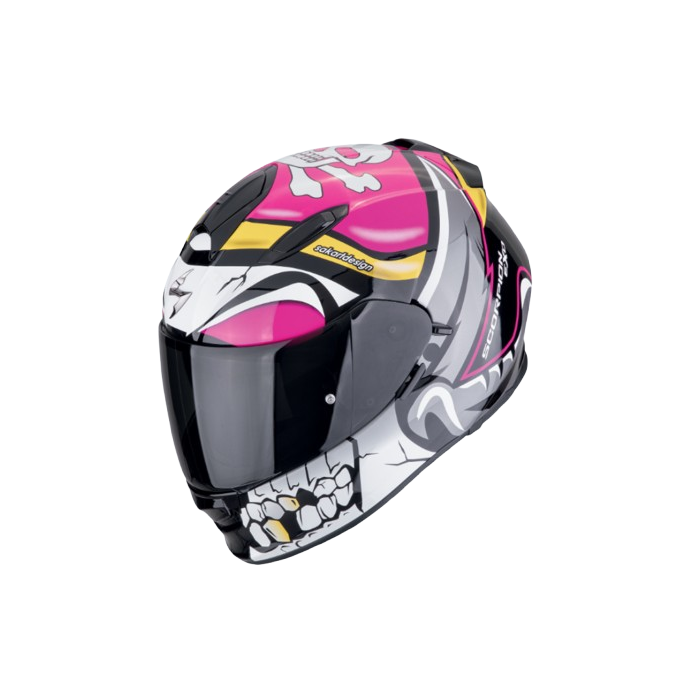 Helmet Exo 491 Pirate pink black white