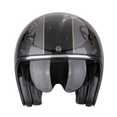 Casco Belfast Evo Drive Fast argento nero oro