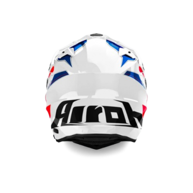 Helmet Commander2 Reveal White Blue Red