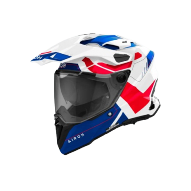 Helmet Commander2 Reveal White Blue Red