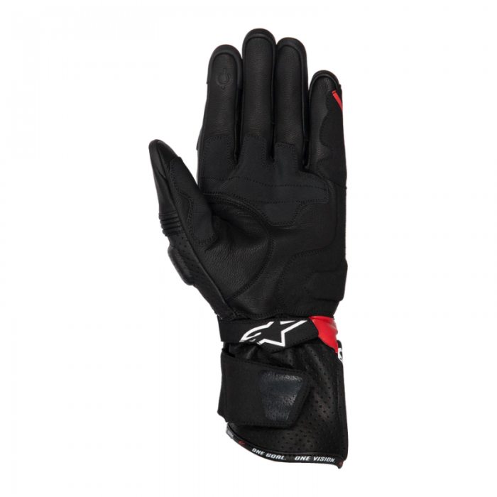Glove SP-3 black red fluo