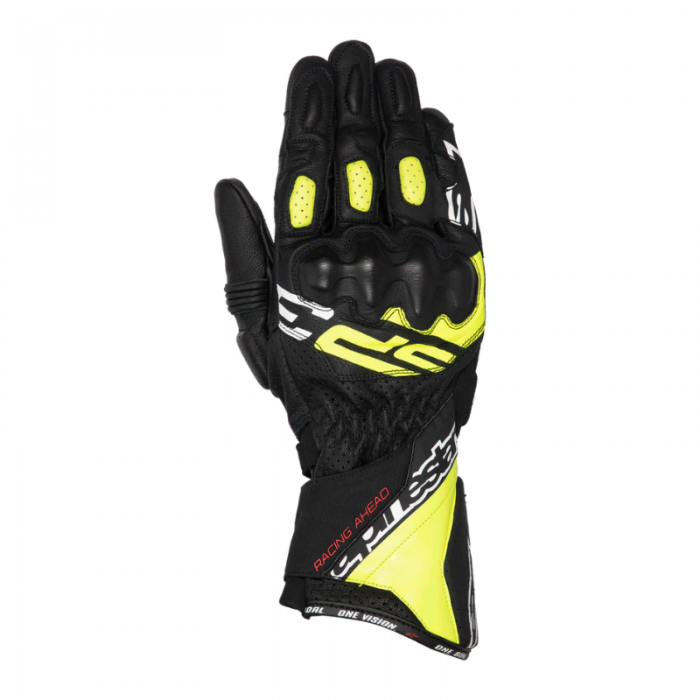 Glove SP-3 black yellow fluo