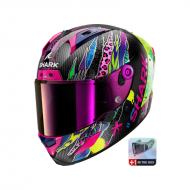 Shark Helmet Aeron Fawn Carbon Violet Yellow