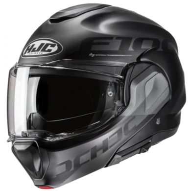 Casco HJC F100 Hetal MC5HSF nero opaco