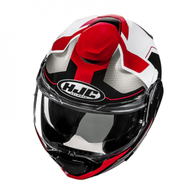 Casco HJC F100 Bios MC1 bianco rosso grigio