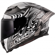 Helmet FF807 Dragon Trax Carbon blue red