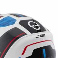 Helmet J2 Sigma Blu White Red