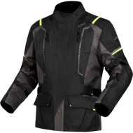 Narvik Jacket WP Black Gray Neon Yellow