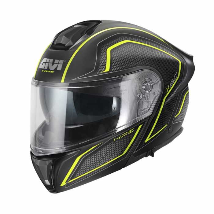 Casco X50 Hologram Nero Opaco Giallo