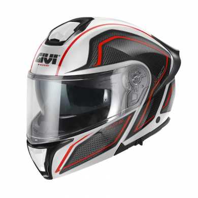 Casco X50 Hologram Bianco Rosso Nero
