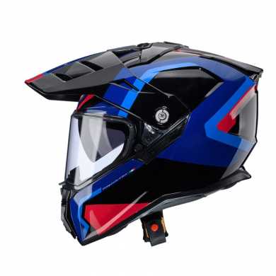 Casco Tanami Scram Nero Blu Rosso