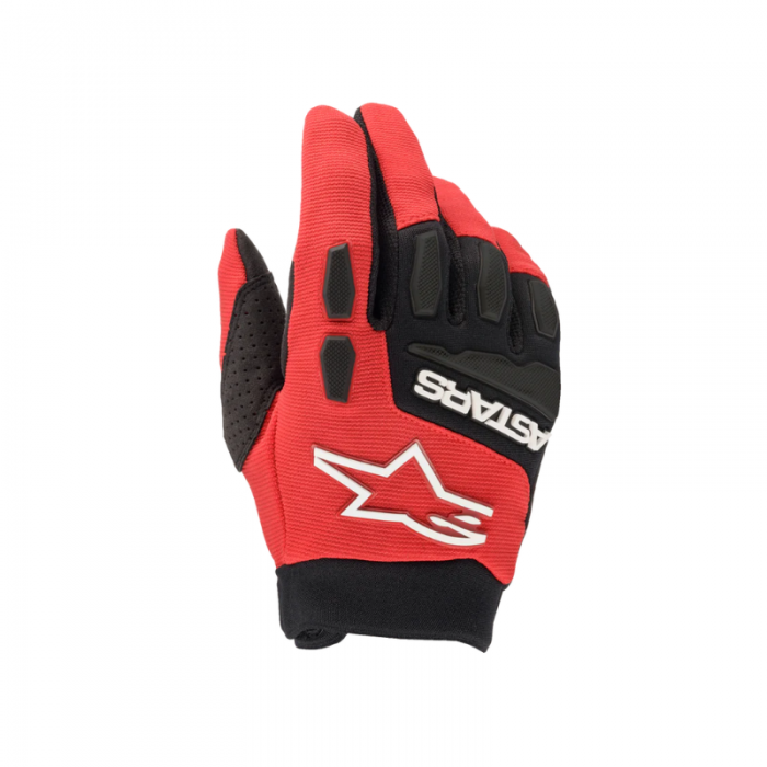 Glove Full Bore Youth red black