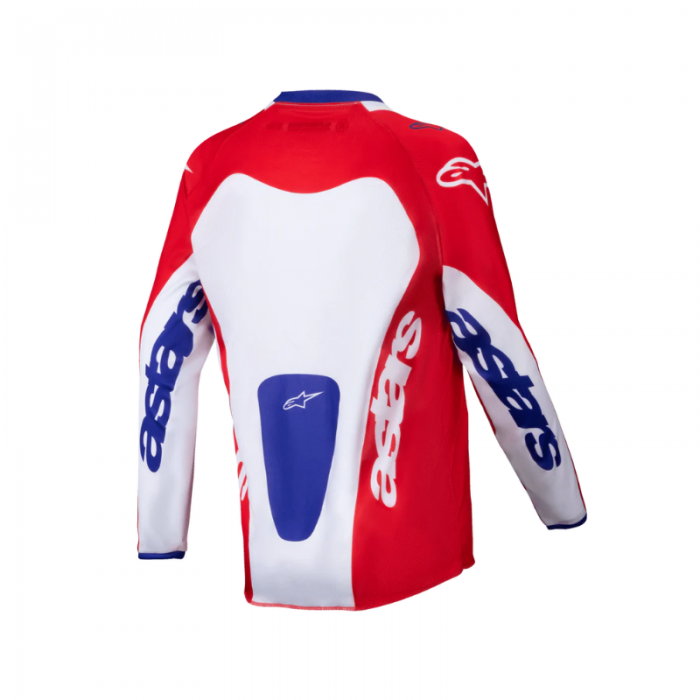 Maglia Youth Racer Veil rosso bianco