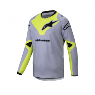 Maglia Youth Racer Veil grigio giallo fluo