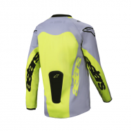 Jersey Youth Racer Veil gray yellow fluo