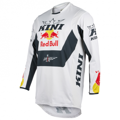Maglia Cross Kini Red Bull 1.0 EXC bianco