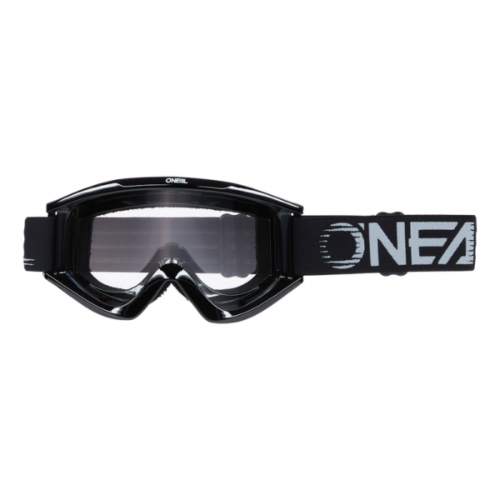 Maschera B-Zero nero lente trasparente
