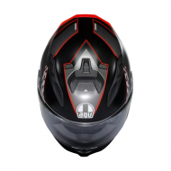 Casco AGV K7 Kyber nero opaco rosso