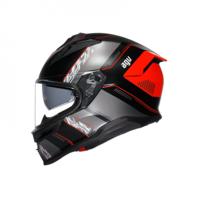 AGV Helmet K7 Kyber matt black red