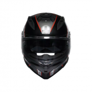 AGV Helmet K7 Kyber matt black red